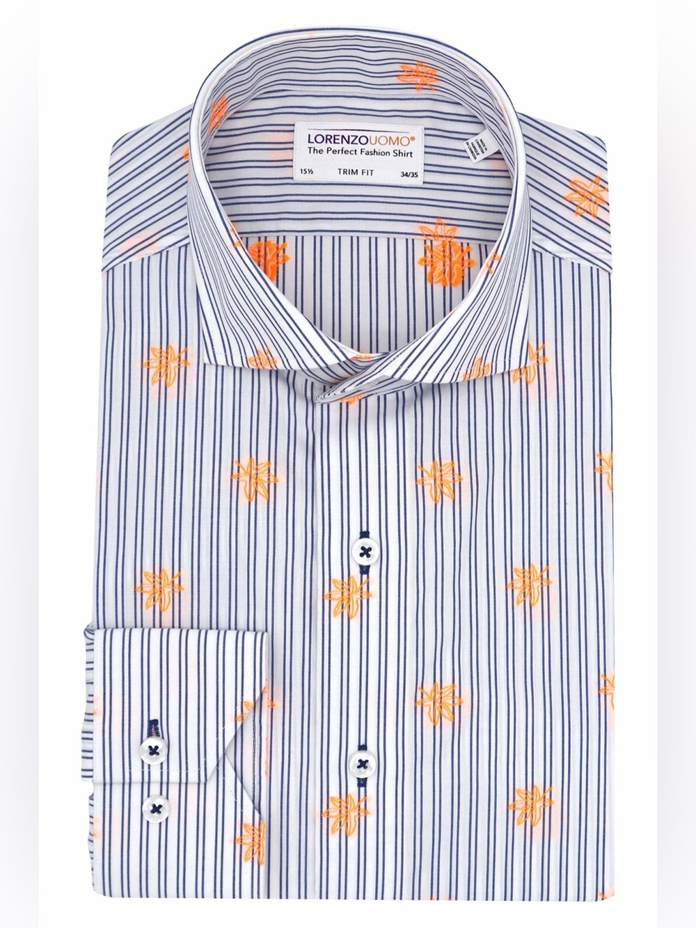 Lorenzo Uomo The Perfect Fashion Shirt Trim Fit (17½ 34/35)